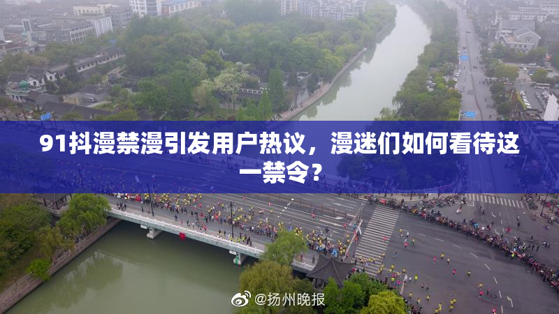 91抖漫禁漫引发用户热议，漫迷们如何看待这一禁令？