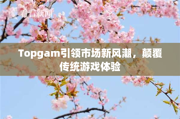 Topgam引领市场新风潮，颠覆传统游戏体验