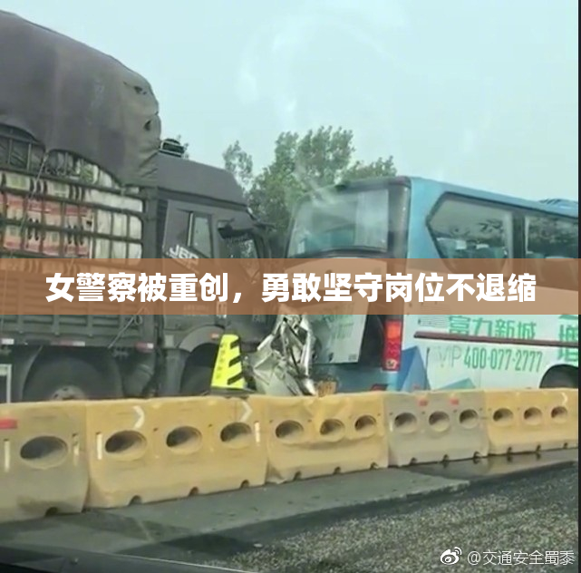 女警察被重创，勇敢坚守岗位不退缩
