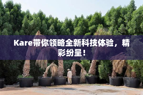 Kare带你领略全新科技体验，精彩纷呈！
