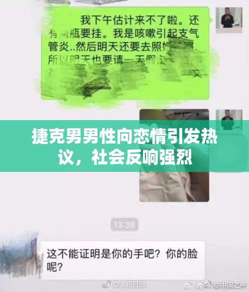 捷克男男性向恋情引发热议，社会反响强烈