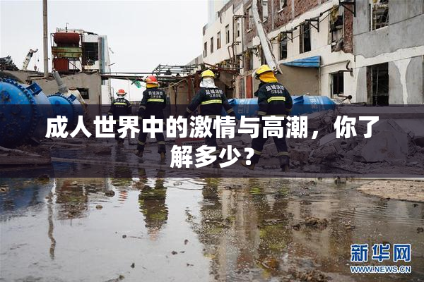 成人世界中的激情与高潮，你了解多少？