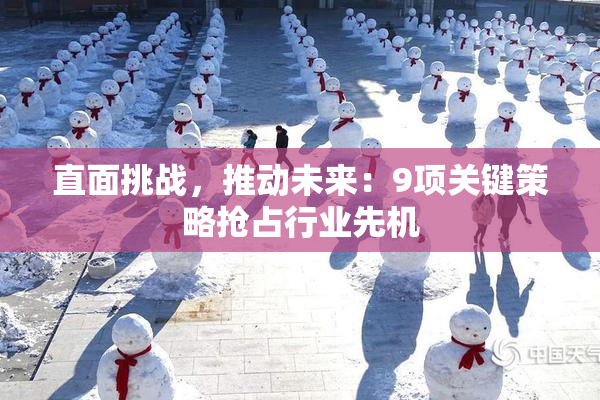 直面挑战，推动未来：9项关键策略抢占行业先机