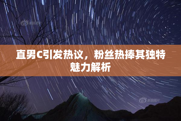 直男C引发热议，粉丝热捧其独特魅力解析