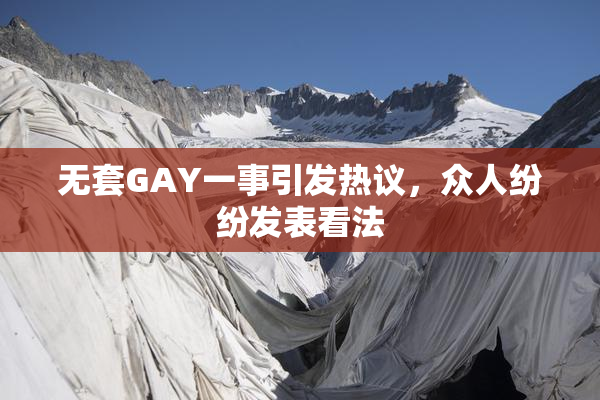 无套GAY一事引发热议，众人纷纷发表看法