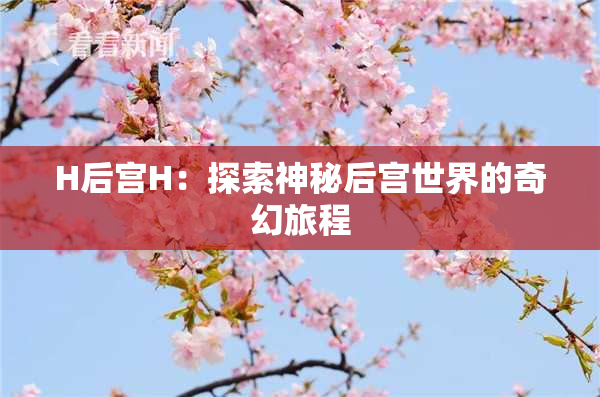 H后宫H：探索神秘后宫世界的奇幻旅程