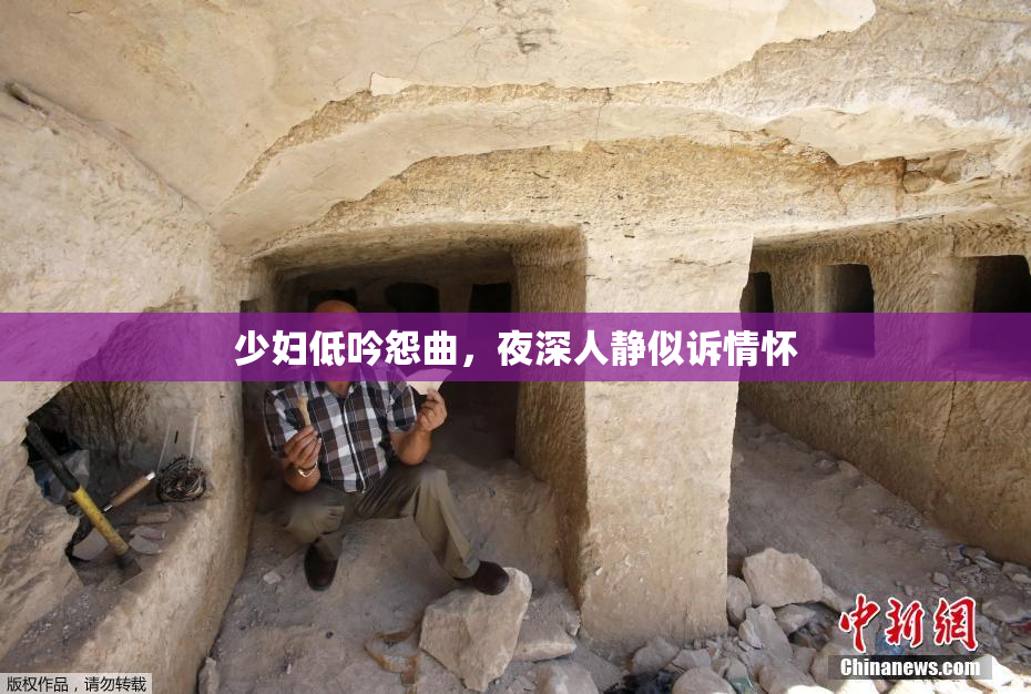 少妇低吟怨曲，夜深人静似诉情怀