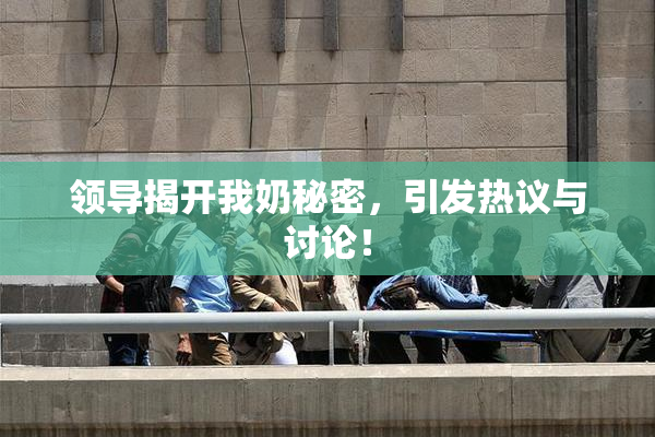 领导揭开我奶秘密，引发热议与讨论！