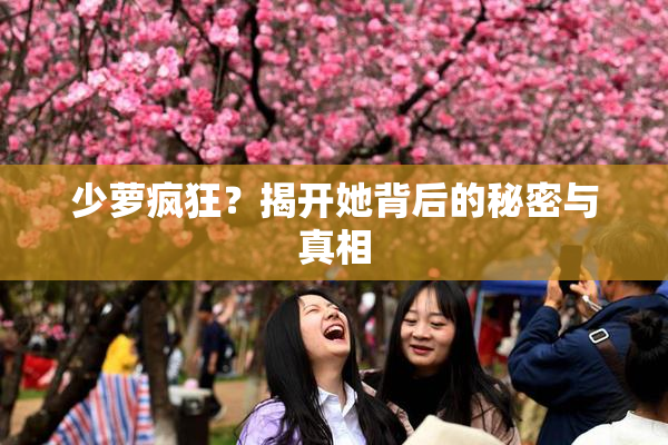 少萝疯狂？揭开她背后的秘密与真相