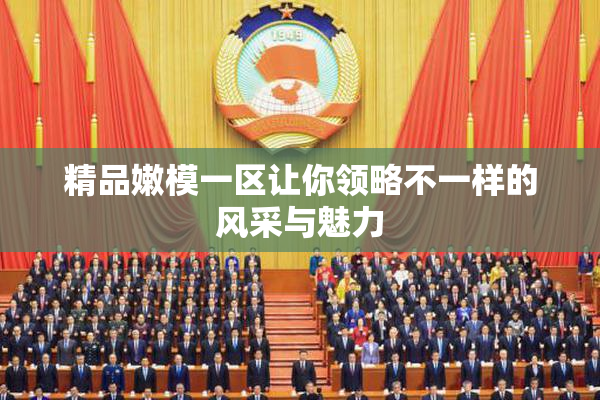 精品嫩模一区让你领略不一样的风采与魅力