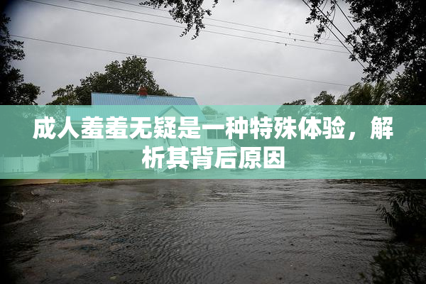 成人羞羞无疑是一种特殊体验，解析其背后原因