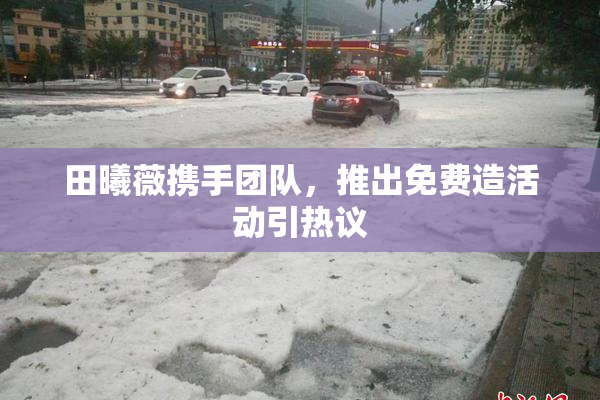 田曦薇携手团队，推出免费造活动引热议