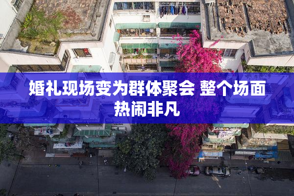婚礼现场变为群体聚会 整个场面热闹非凡