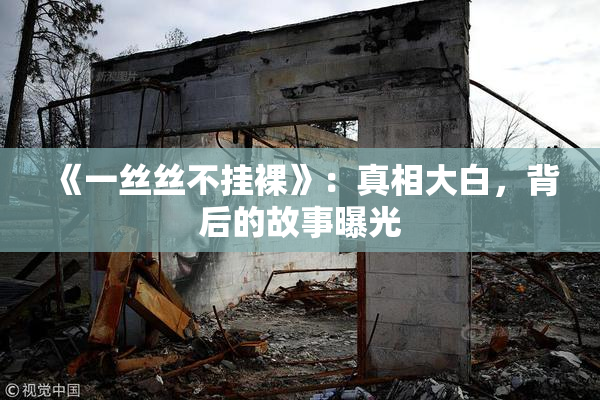 《一丝丝不挂裸》：真相大白，背后的故事曝光