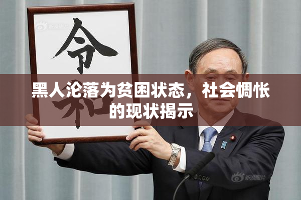 黑人沦落为贫困状态，社会惆怅的现状揭示