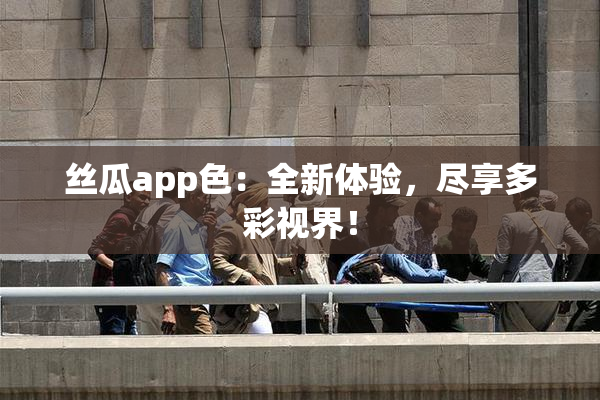 丝瓜app色：全新体验，尽享多彩视界！