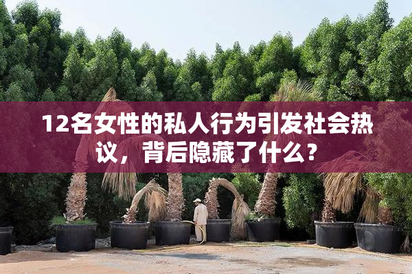 12名女性的私人行为引发社会热议，背后隐藏了什么？