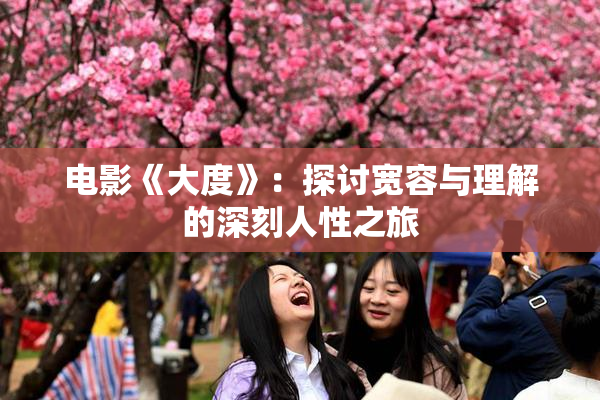 电影《大度》：探讨宽容与理解的深刻人性之旅