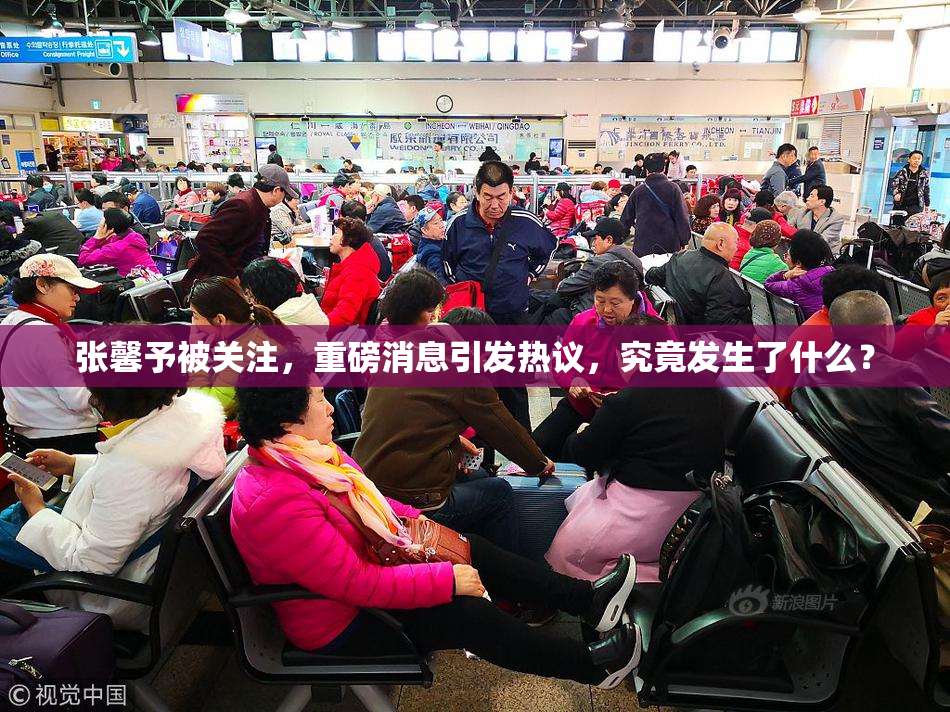 张馨予被关注，重磅消息引发热议，究竟发生了什么？