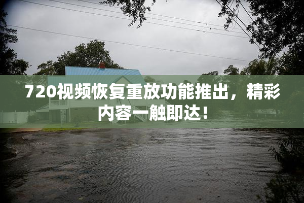 720视频恢复重放功能推出，精彩内容一触即达！