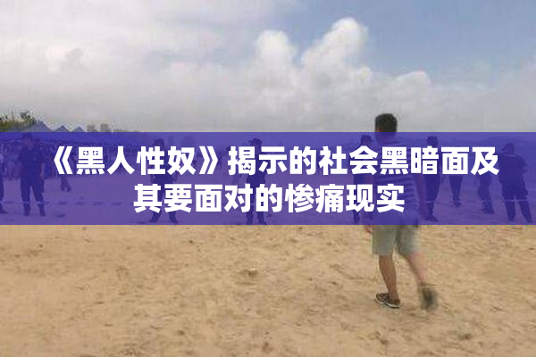 《黑人性奴》揭示的社会黑暗面及其要面对的惨痛现实