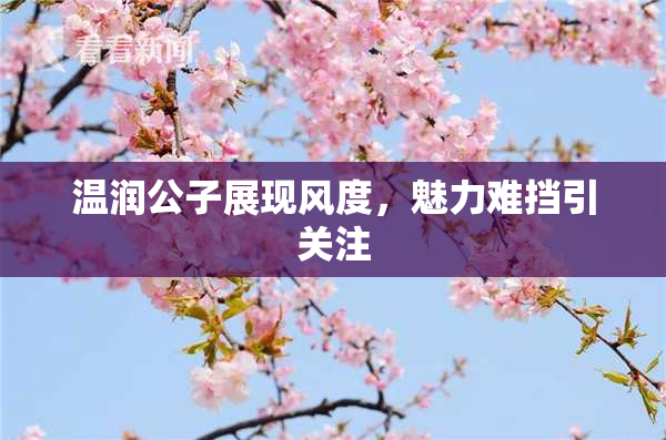 温润公子展现风度，魅力难挡引关注