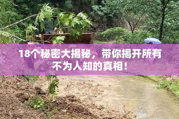 18个秘密大揭秘，带你揭开所有不为人知的真相！