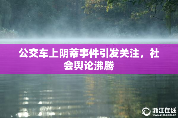 公交车上阴蒂事件引发关注，社会舆论沸腾