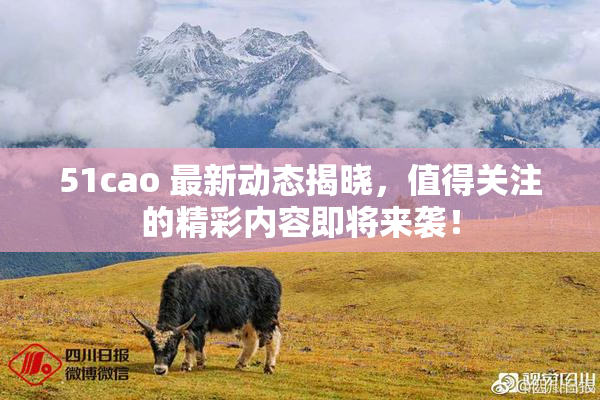 51cao 最新动态揭晓，值得关注的精彩内容即将来袭！