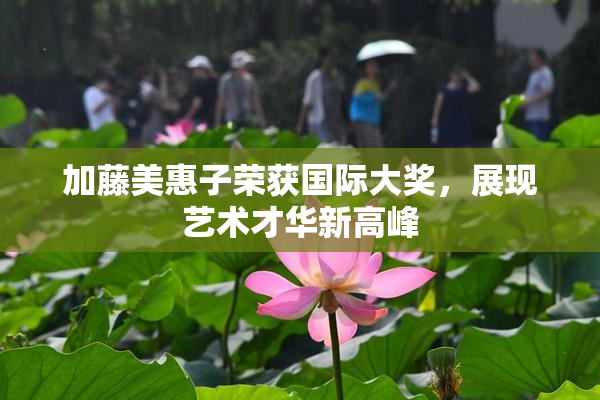 加藤美惠子荣获国际大奖，展现艺术才华新高峰