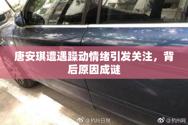 唐安琪遭遇躁动情绪引发关注，背后原因成谜
