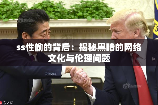 ss性偷的背后：揭秘黑暗的网络文化与伦理问题