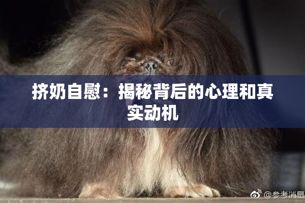 挤奶自慰：揭秘背后的心理和真实动机