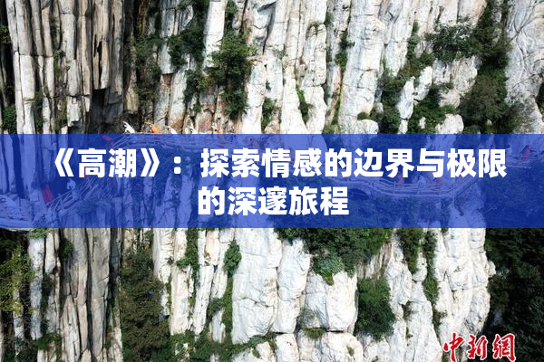 《高潮》：探索情感的边界与极限的深邃旅程