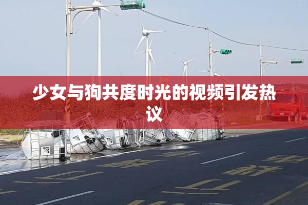 少女与狗共度时光的视频引发热议