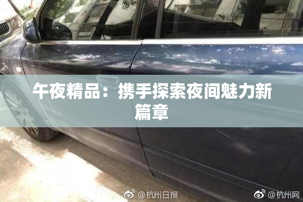 午夜精品：携手探索夜间魅力新篇章