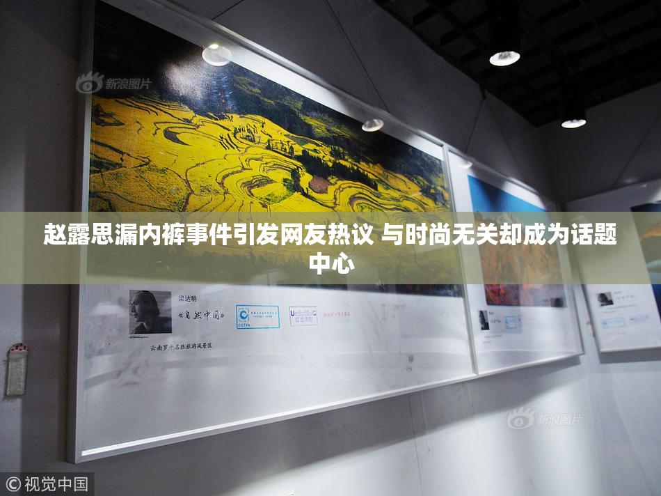 赵露思漏内裤事件引发网友热议 与时尚无关却成为话题中心