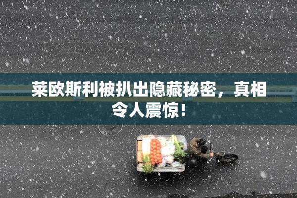 莱欧斯利被扒出隐藏秘密，真相令人震惊！