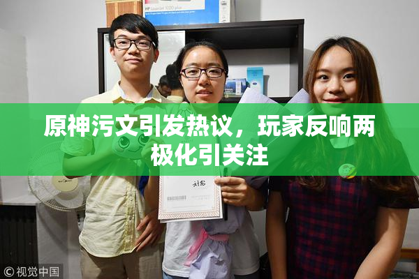 原神污文引发热议，玩家反响两极化引关注