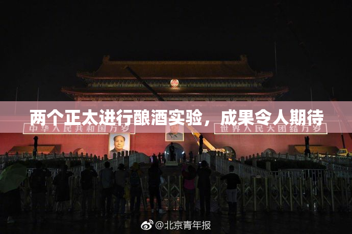 两个正太进行酿酒实验，成果令人期待