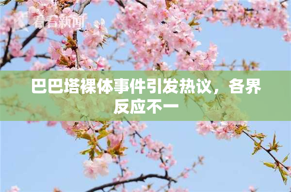 巴巴塔裸体事件引发热议，各界反应不一