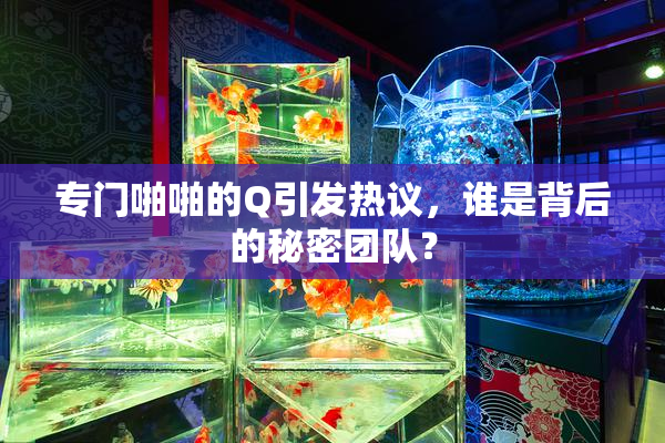 专门啪啪的Q引发热议，谁是背后的秘密团队？