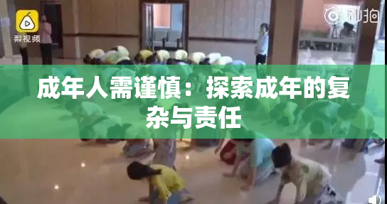 成年人需谨慎：探索成年的复杂与责任
