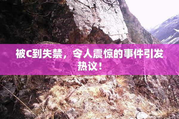 被C到失禁，令人震惊的事件引发热议！
