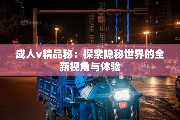 成人v精品秘：探索隐秘世界的全新视角与体验