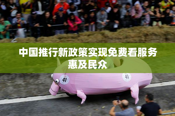 中国推行新政策实现免费看服务惠及民众