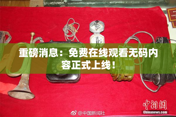 重磅消息：免费在线观看无码内容正式上线！