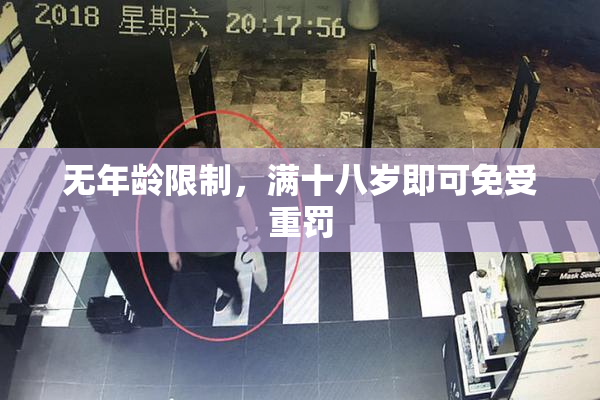 无年龄限制，满十八岁即可免受重罚