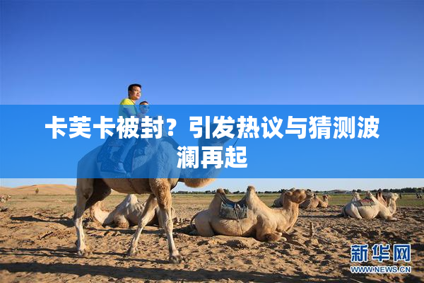 卡芙卡被封？引发热议与猜测波澜再起