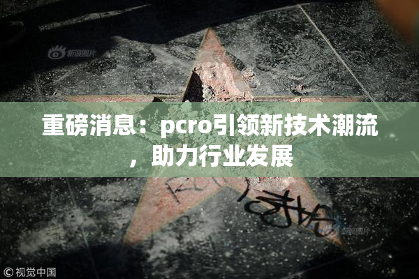 重磅消息：pcro引领新技术潮流，助力行业发展